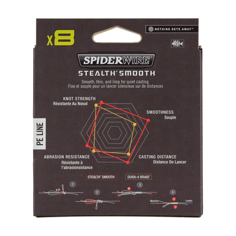 SpiderWire Stealth Smooth Braid 8 150m Red 2 SpiderWire Stealth Smooth Braid 8 150m Red – Image 2
