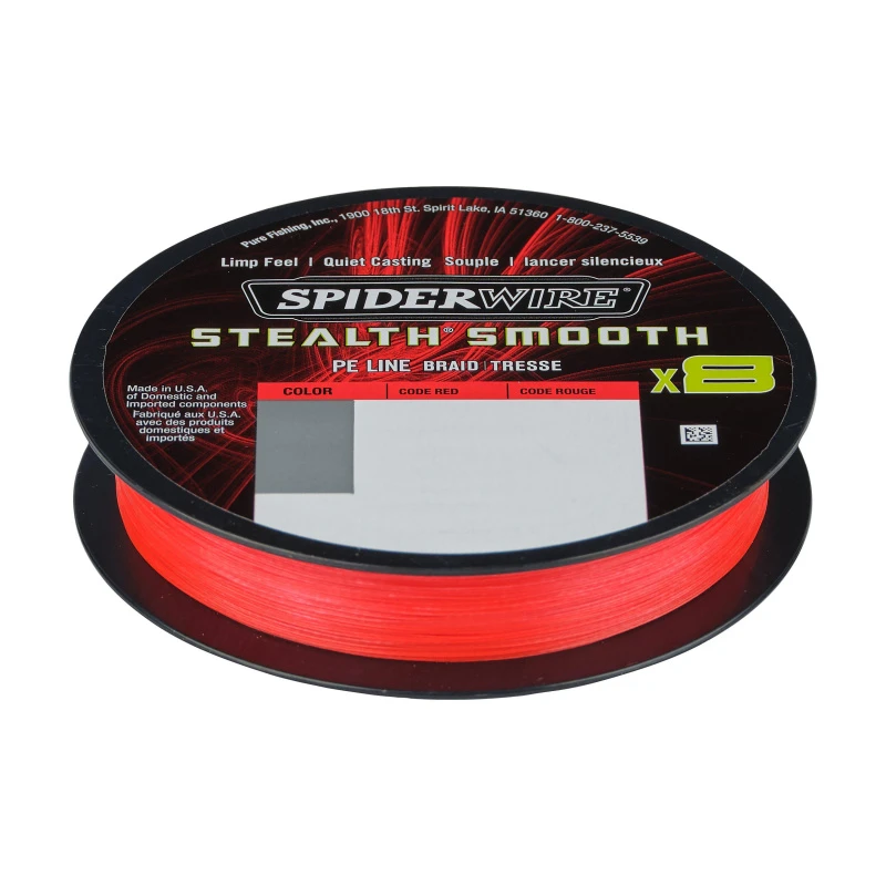 SpiderWire Stealth Smooth Braid 8 150m Red 3 SpiderWire Stealth Smooth Braid 8 150m Red – Image 3