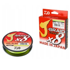 Daiwa J-Braid Grand X8 135m Chartreuse