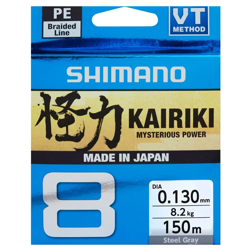 Shimano Kairiki 8, 150m Steel Gray 1 Shimano Kairiki 8, 150m Steel Gray