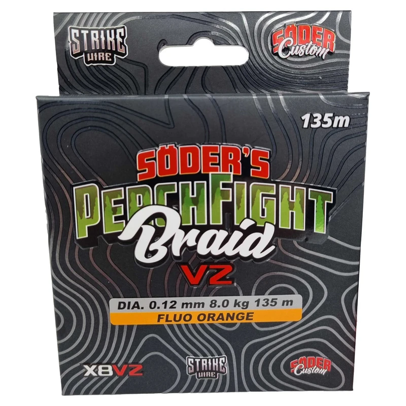 Strike Pro PerchFight Braid X8V2 Fluo Orange 2 Strike Pro PerchFight Braid X8V2 Fluo Orange – Image 2