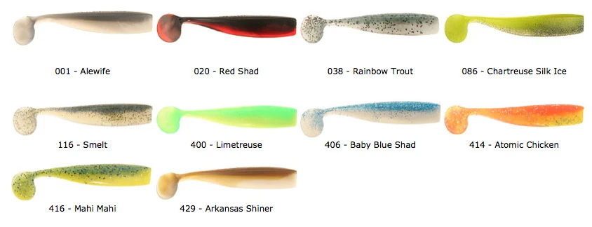 Lunker City Shaker Shad 15cm (5-Pack) 2 Lunker City Shaker Shad 15cm (5-Pack) – Image 2